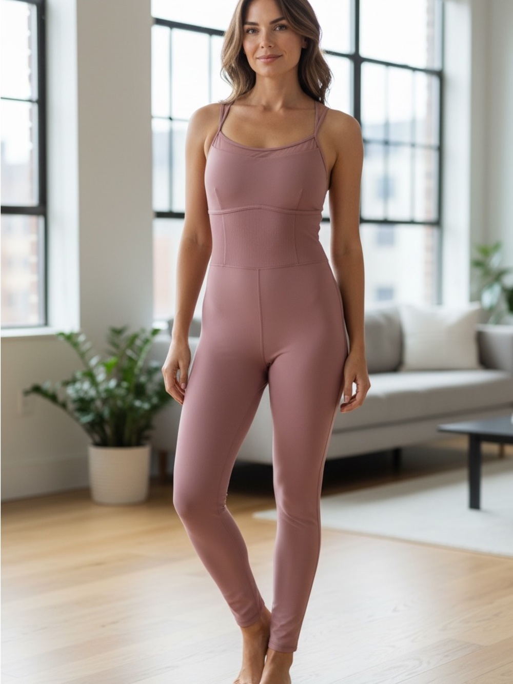 Calia Rose Pink Mauve NWT Bodysuit